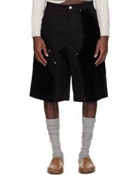 ANDERSSON BELL - Faux Pony Patchwork Carpenter Shorts - Lyst