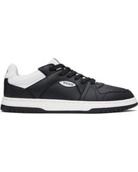HUGO - Faux-Leather Logo Sneakers - Lyst