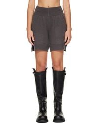 Rick Owens - Tower Cashmere Shorts - Lyst