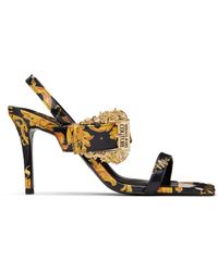 Versace Jeans Couture - Couture Emily Slingback Heeled Sandals - Lyst