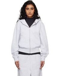 Entire studios - Slim Zip Up Hoodie - Lyst