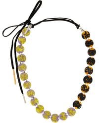 Dries Van Noten - Glass & Aluminum Necklace - Lyst