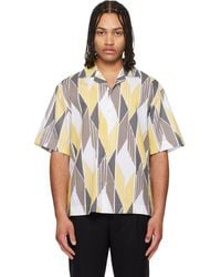 HUGO - Camp Collar Shirt - Lyst
