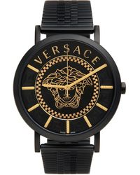 Versace グレカ Matte Sport 腕時計 - ブラック