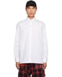Givenchy - Chemise droite blanche - Lyst