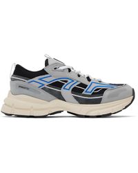 axel arigato white and grey marathon r trail sneakers