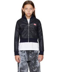 DIESEL - キッズ｜ネイビー Semmy-Ne Jjj ボンバージャケット - Lyst