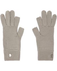 Rick Owens - Off- Touchscreen Gloves - Lyst