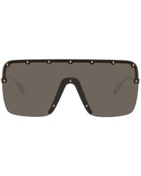 Gucci Mask Sunglasses With Star Rivets in Black for Men | Lyst