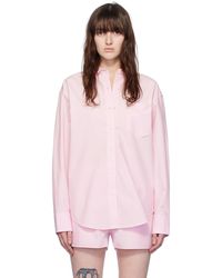 T By Alexander Wang - Pink Pocket Shirt - Lyst