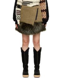 ANDERSSON BELL - Faux-fur Wrap Skirt - Lyst