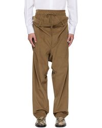 Vivienne Westwood - Pantalon Builder Brun - Lyst