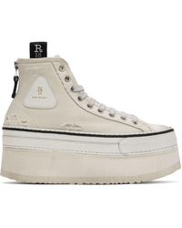 r13 platform sneakers