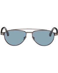 Tom Ford - Gunmetal Anthony Sunglasses - Lyst