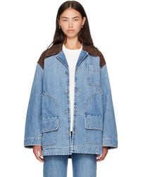 Bottega Veneta - Vintage Indigo Denim Jacket - Lyst