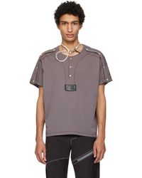 Kiko Kostadinov - Sargo Short Sleeve Henley - Lyst