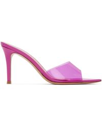 Gianvito Rossi - Pink Elle 85 Heeled Sandals - Lyst