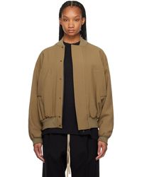 Fear Of God - Stand Collar Bomber Jacket - Lyst