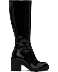 Burberry - Leather Stride Boots - Lyst