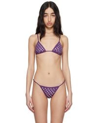 【関税込み】Gimaguas パープル Emily ビキニボトム Gimaguas Emily Bikini Top | Purple | FARFETCH