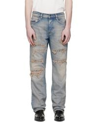 Amiri - Snake Stud Slim Jeans - Lyst