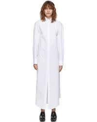 Alaïa - Alaïa Shirt Long Dress - Lyst