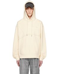 Feng Chen Wang - Ssense Exclusive Off- Hoodie - Lyst