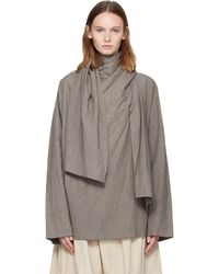 Lauren Manoogian - Wrap Blouse - Lyst