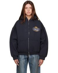 Rhude - Safari Crest' Zip-Up Hoodie - Lyst