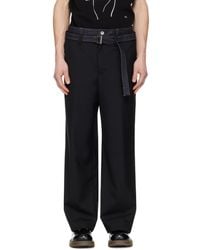 Sacai - Suiting & Denim Trousers - Lyst