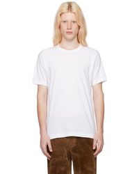 Comme des Garçons - ホワイト クルーネックtシャツ - Lyst