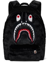 A Bathing Ape - Shark Faux-Fur Daypack Backpack - Lyst