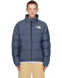 The North Face - Blue '92 Nuptse Reversible Down Jacket - Lyst