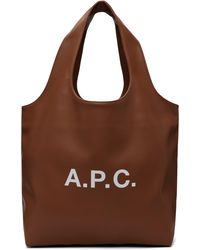 A.P.C. - Tan Ninon Tote - Lyst