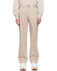 Ami Paris - Button-fly Trousers - Lyst