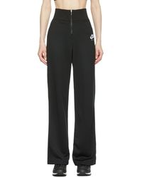 Black Woven Piping Lounge Pants - Lyst