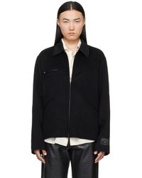 MM6 by Maison Margiela - Double-Faced Wool Zip Jacket - Lyst