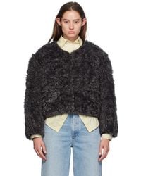 Stand Studio - Charmaine Reversible Faux-Shearling Jacket - Lyst