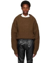 Martine Rose - Brown Doll Sweater - Lyst
