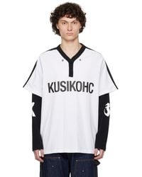 Kusikohc - Baseball Long Sleeve Polo - Lyst