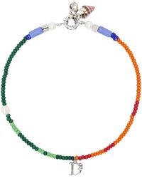 DSquared² - Multicolor D2 Charm Necklace - Lyst