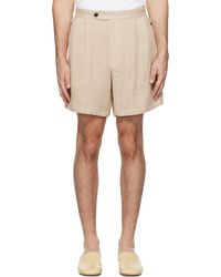 Tonywack - Double Weave Linen Shorts - Lyst