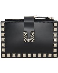 Toga - Leather Studs Small Wallet - Lyst