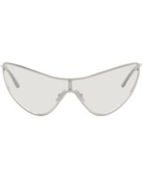 Acne Studios - シルバー メタルフレーム サングラス - Lyst