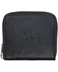 Y-3 - Crinkle Leather Wallet - Lyst