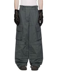 BRYAN JIMENE`Z Bryan Jimenèz Ssense Exclusive Trousers in Blue for