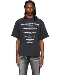 Alexander Wang - Gradient Logo Short Sleeve T-Shirt - Lyst
