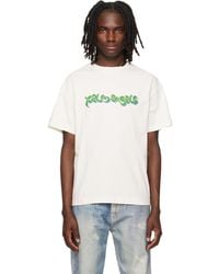Palm Angels - Off- Thai Logo T-Shirt - Lyst