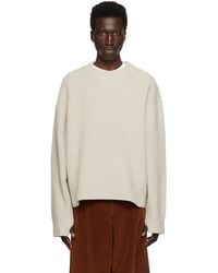 Studio Nicholson - Voe Knit Sweater - Lyst