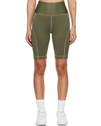 Moncler - Khaki Polartec Sport Shorts - Lyst